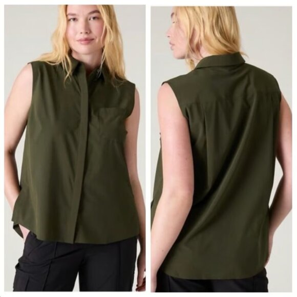 Athleta Everlasting Tank in Aspen Olive - Picture 1 of 4